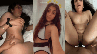 Sexy Punjabi Baddie Mesmerized With Eyes Closed During Intense Sideways, Missionary & Doggy Fuck
