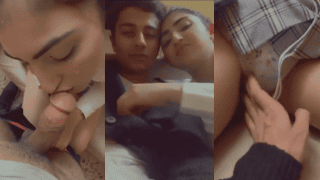 Pretty Indian Girl Obsessed With Boyfriend’s Dick – Sensual Blowjob & Pussy Eating