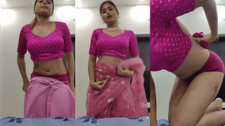 Slutty Influencer’s Saree Nipple Finger Ecstasy 2